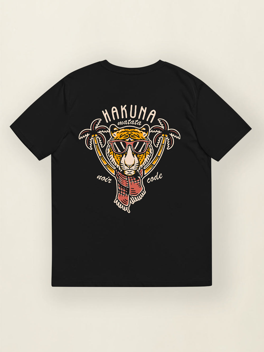 T-shirt Hakuna Matata - Noir Code Apparel