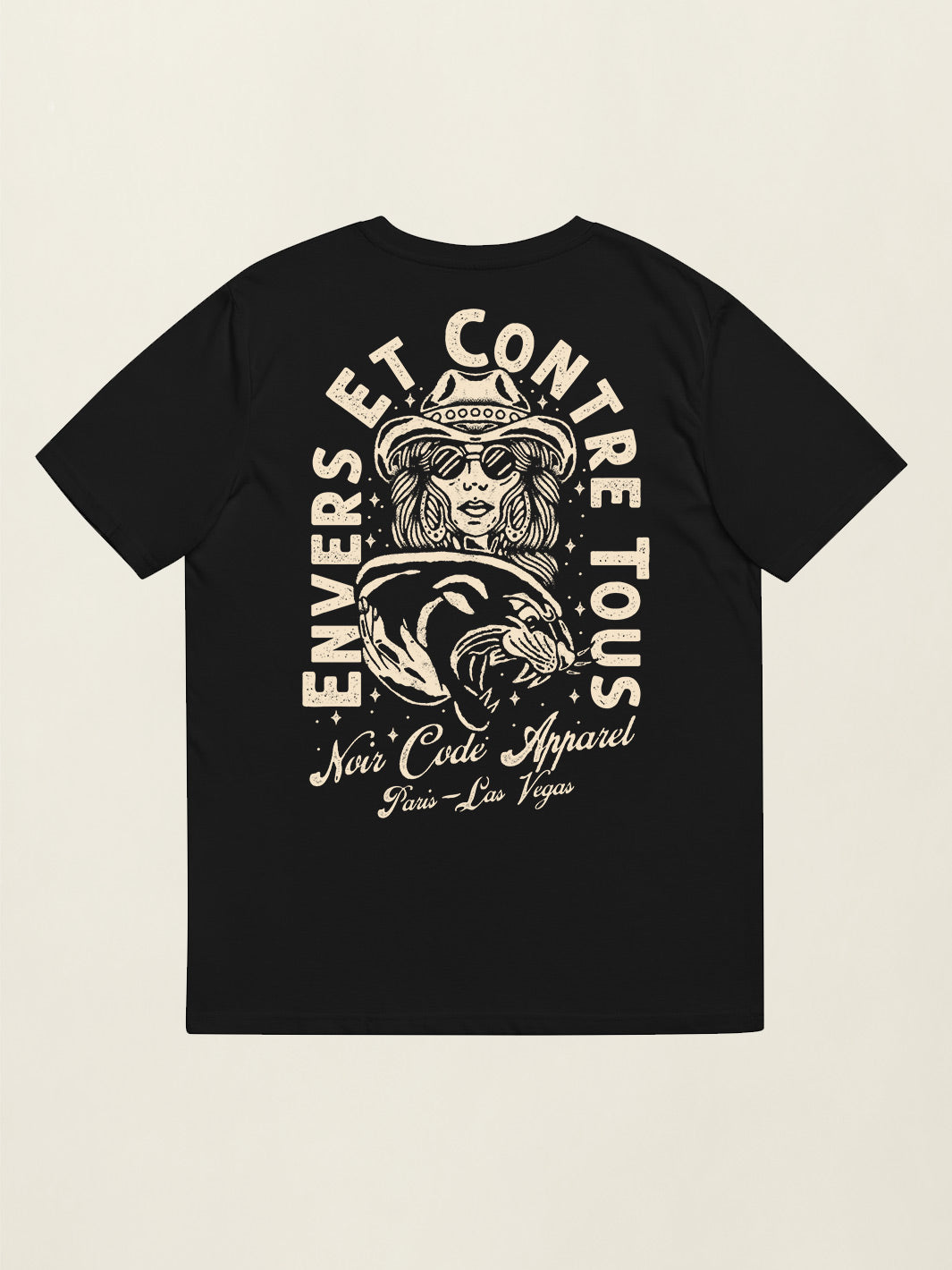 T-shirt Envers et contre tous - Noir Code Apparel