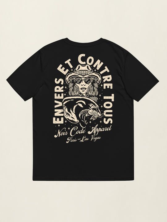 T-shirt Envers et contre tous - Noir Code Apparel