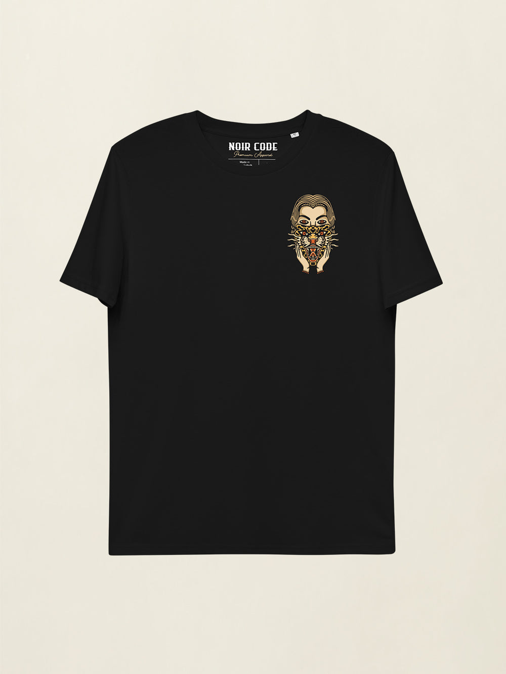 T-shirt Bas les Masques - Noir Code Apparel