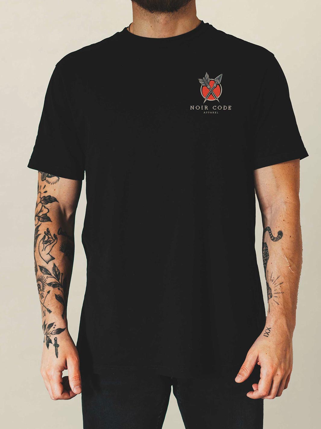 T-shirt Confiance Aveugle - Noir Code Apparel