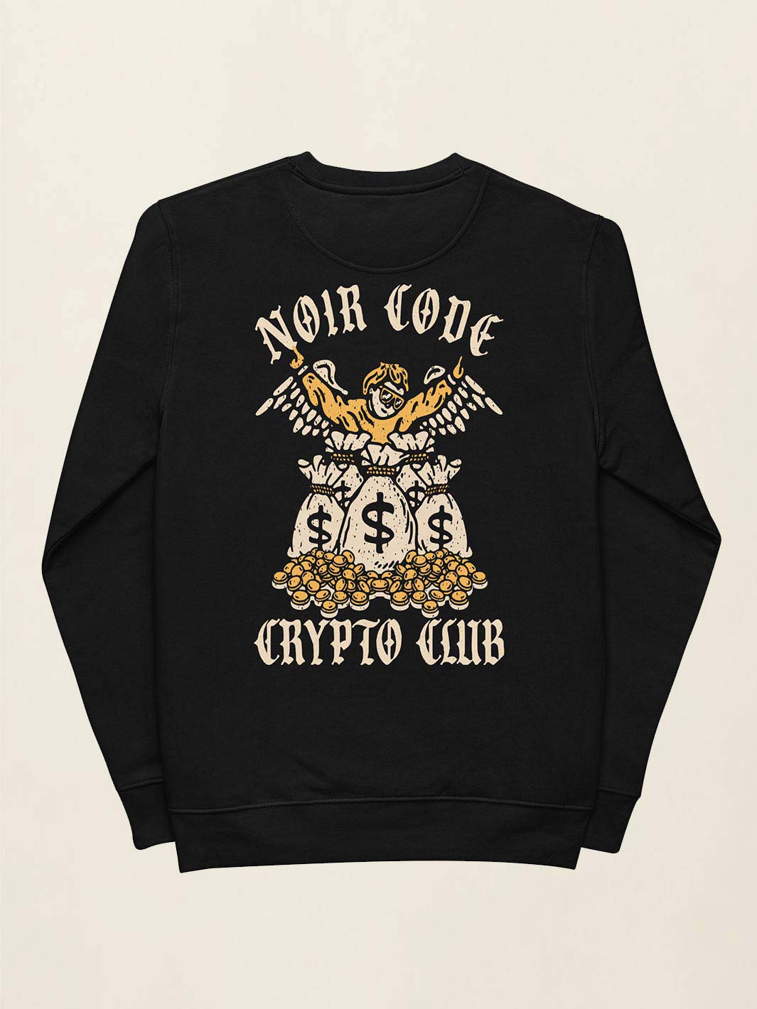 Sweater Crypto Club - Noir Code Apparel