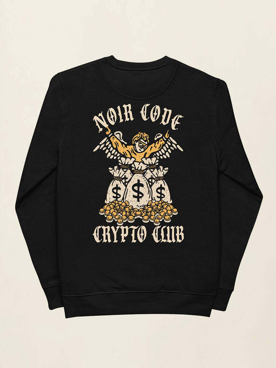 Sweater Crypto Club - Noir Code Apparel