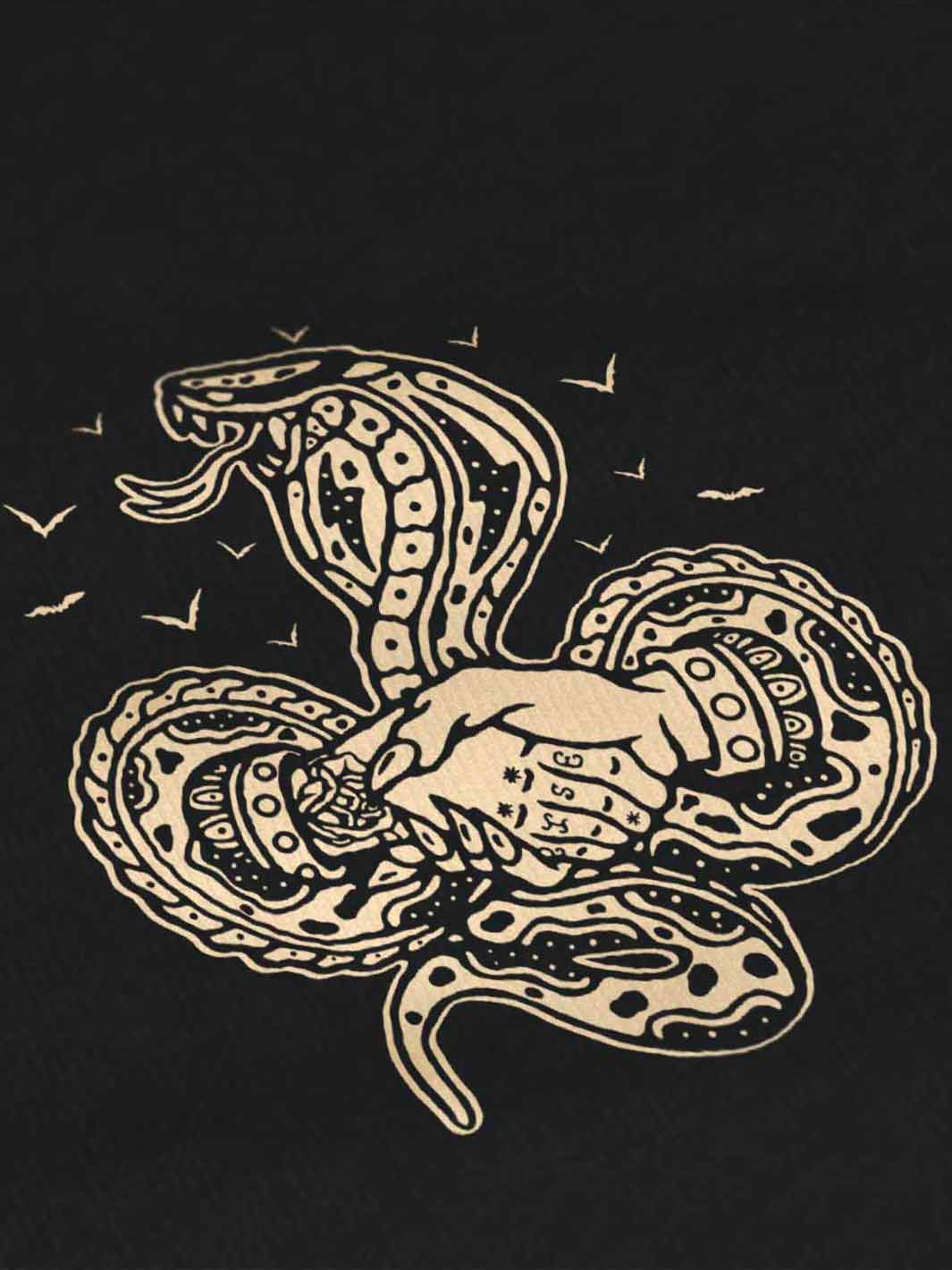 T-shirt Deal avec le Diable - Monochrome - Noir Code Apparel