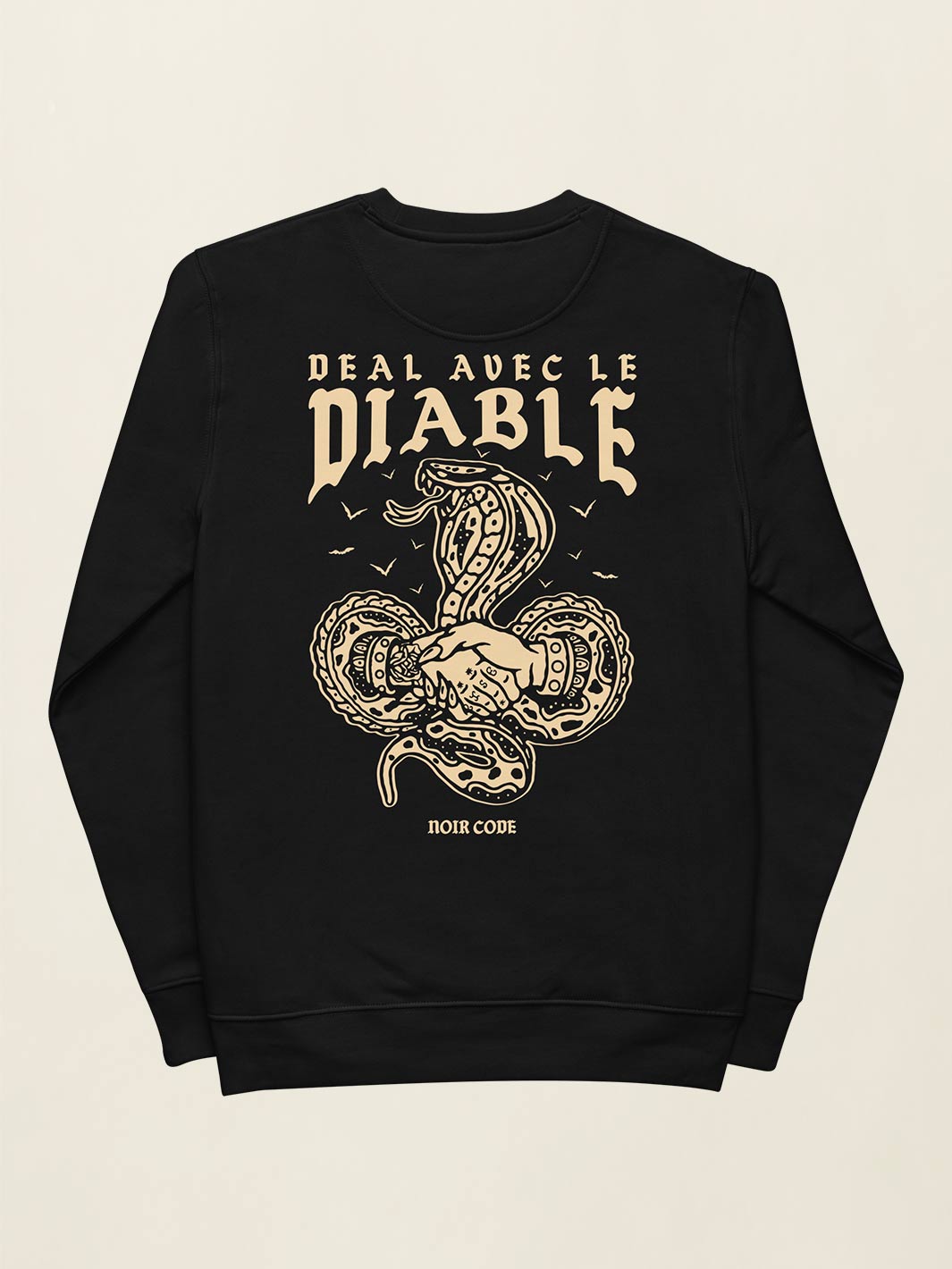 Sweater Deal avec le Diable - Monochrome - Noir Code Apparel