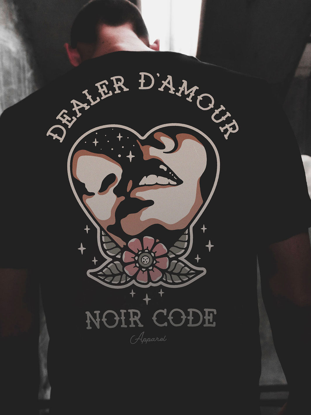 T-shirt Dealer d'Amour - Noir Code Apparel