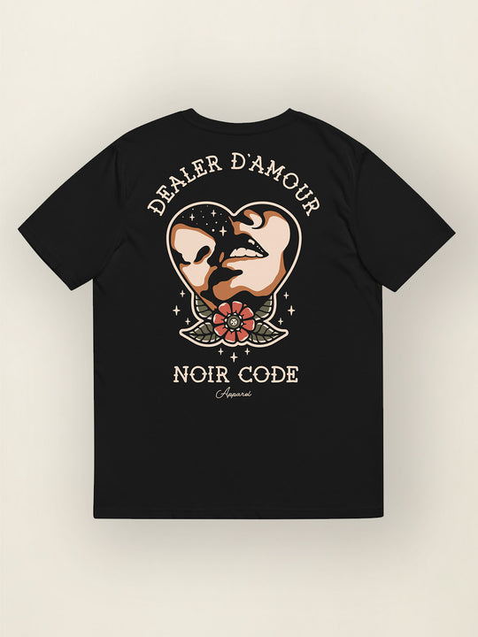 T-shirt Dealer d'Amour - Noir Code Apparel