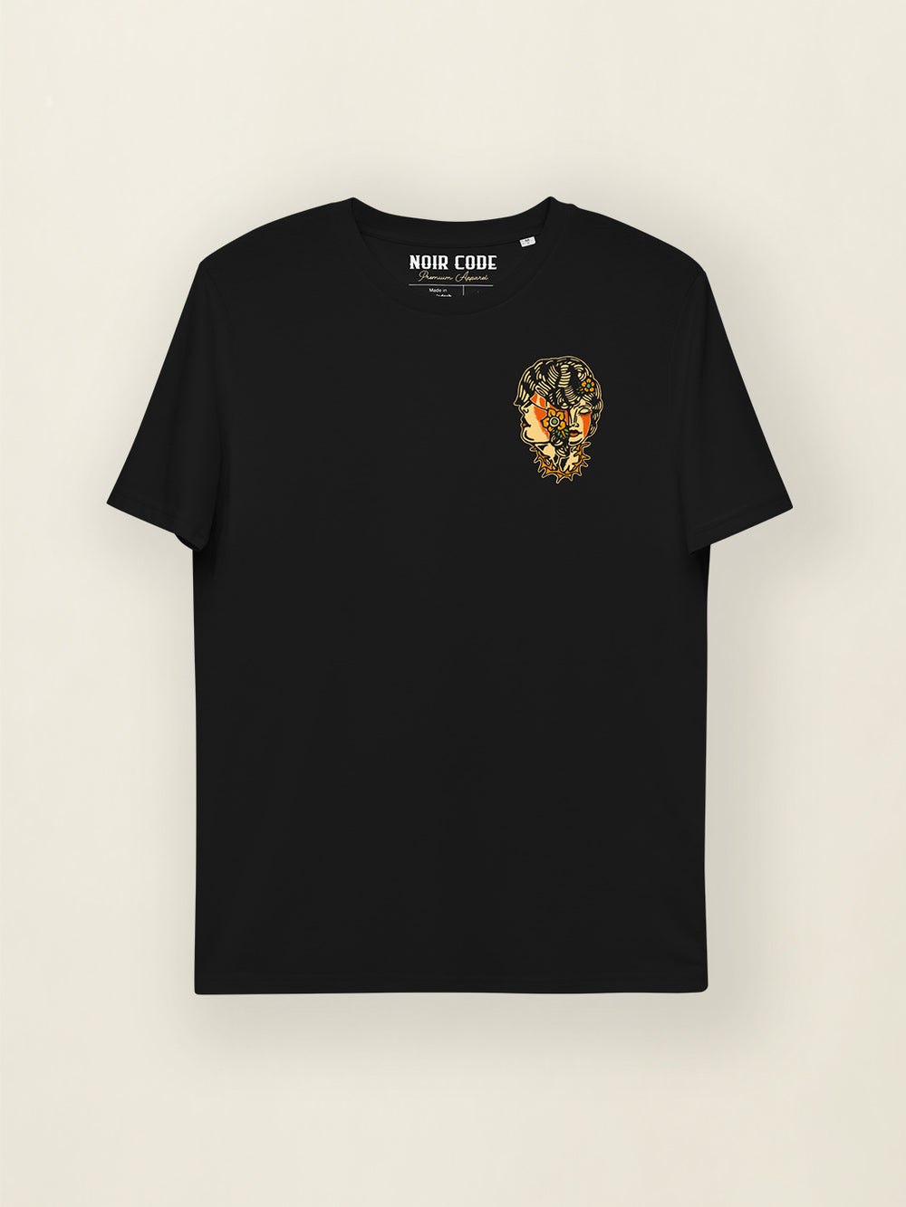 T-shirt Double Face - Noir Code Apparel