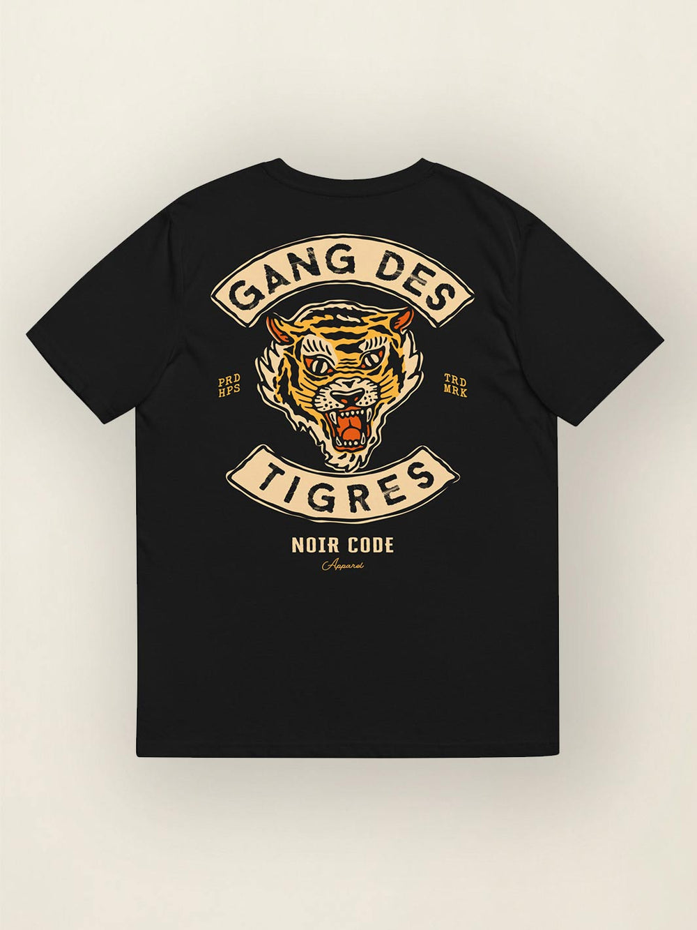 T-shirt Gang de Tigres - Noir Code Apparel