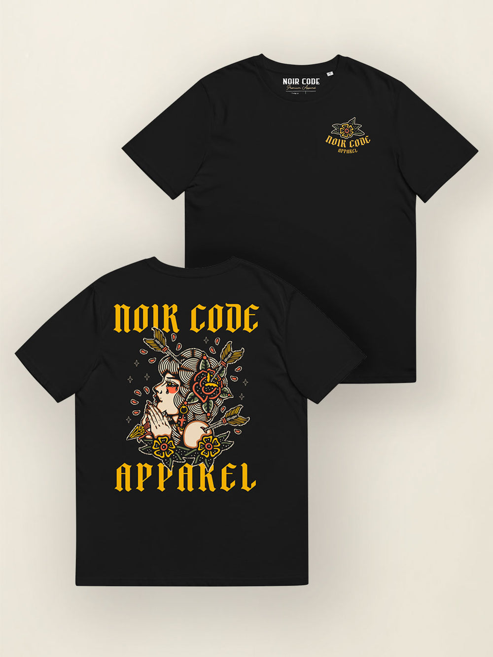 T-shirt Hope - Noir Code Apparel