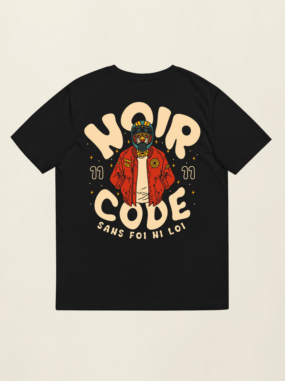 T-shirt Sans Foi Ni Loi - Noir Code Apparel