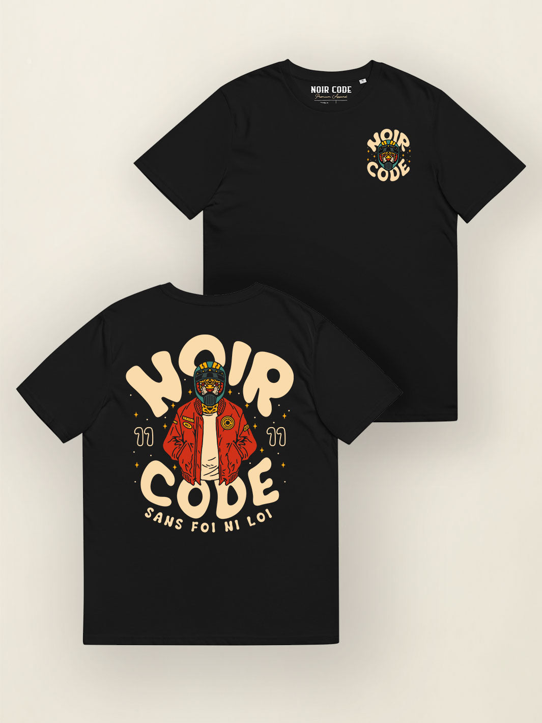 T-shirt Sans Foi Ni Loi - Noir Code Apparel